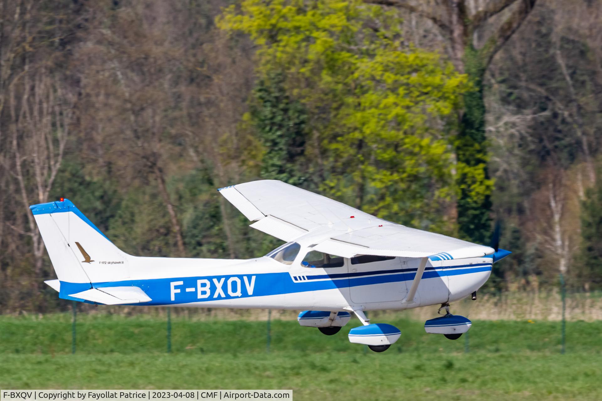F-BXQV, Reims F172M Skyhawk Skyhawk C/N 1464, aéroport de Chambery