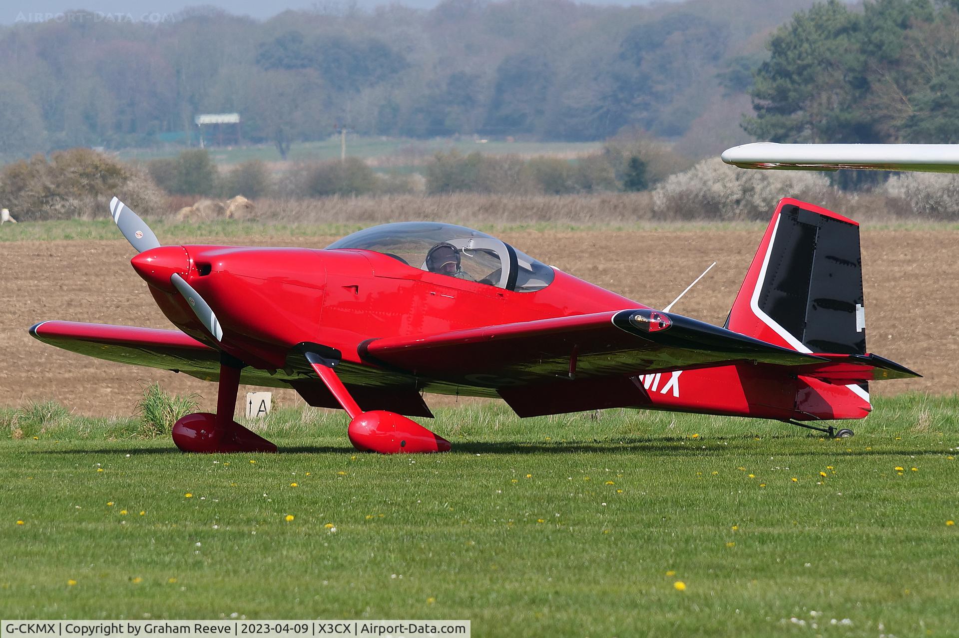 G-CKMX, 2017 Vans RV-7 C/N LAA 323-15138, Parked at Northrepps.