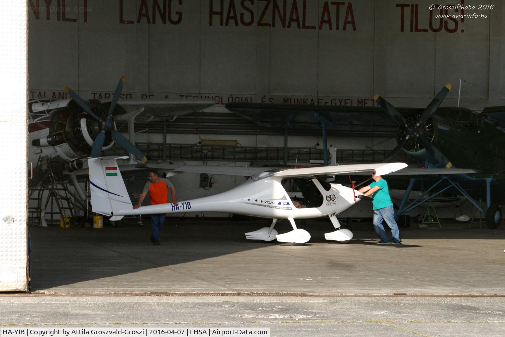 HA-YIB, 2016 Pipistrel Virus SW 100 C/N 749 SWN 100, LHSA - Szentkirályszabadja Airport, Hungary