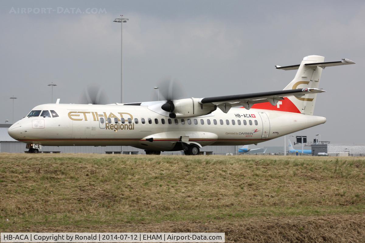 HB-ACA, 2001 ATR 72-500 C/N 660, at spl