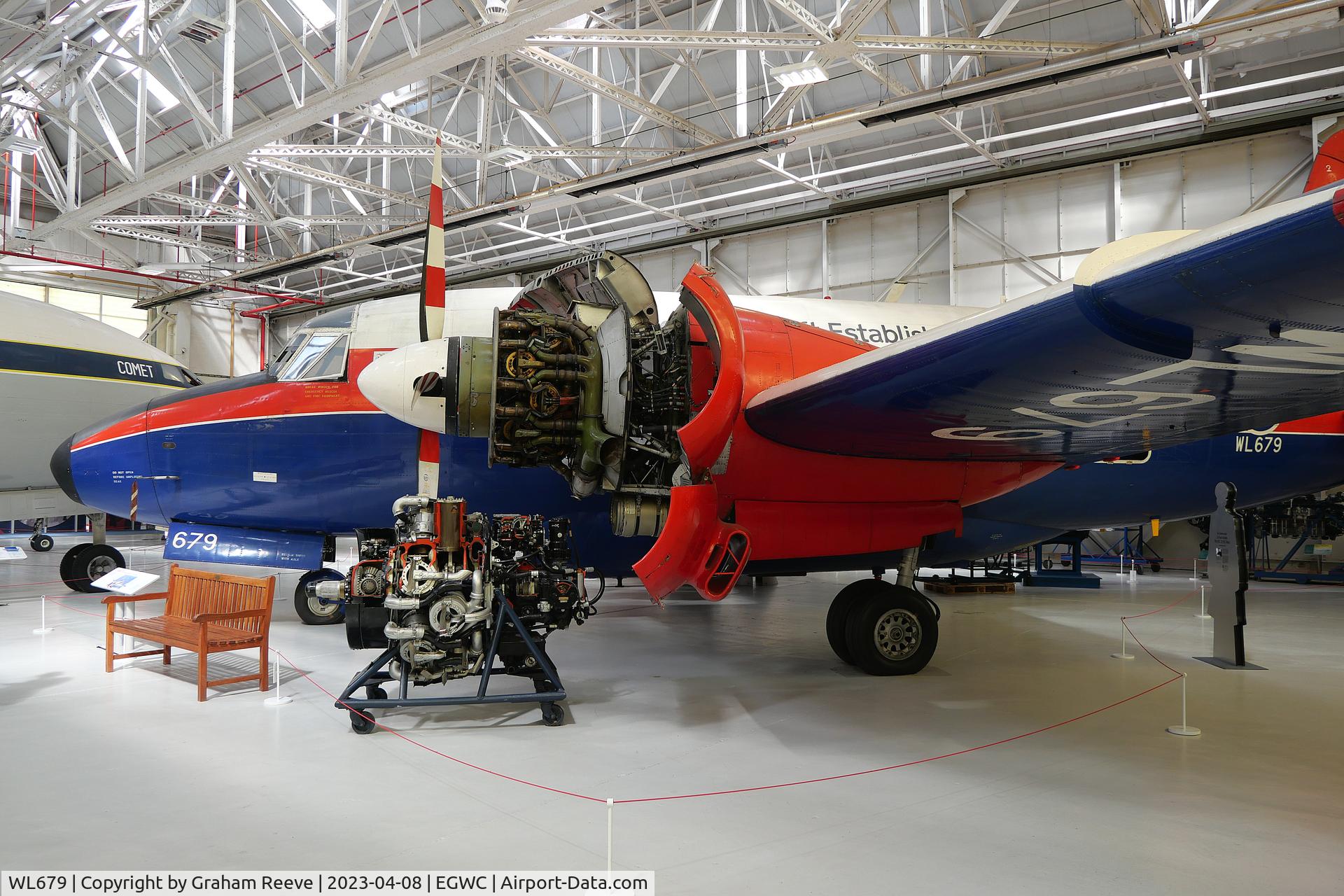 WL679, 1953 Vickers Varsity T.1 C/N Not found WL679, On display at the RAF Museum, Cosford.