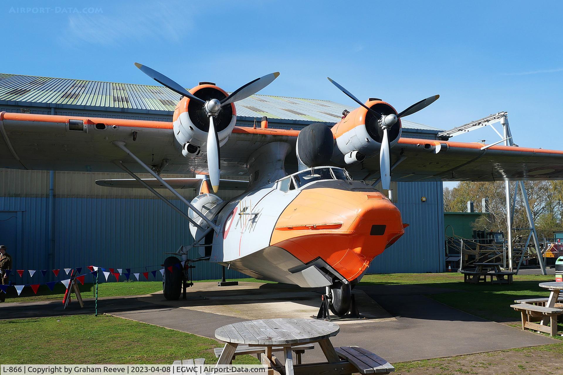 L-866, Consolidated PBY-6A Catalina C/N 2063, On display at the RAF Museum, Cosford.