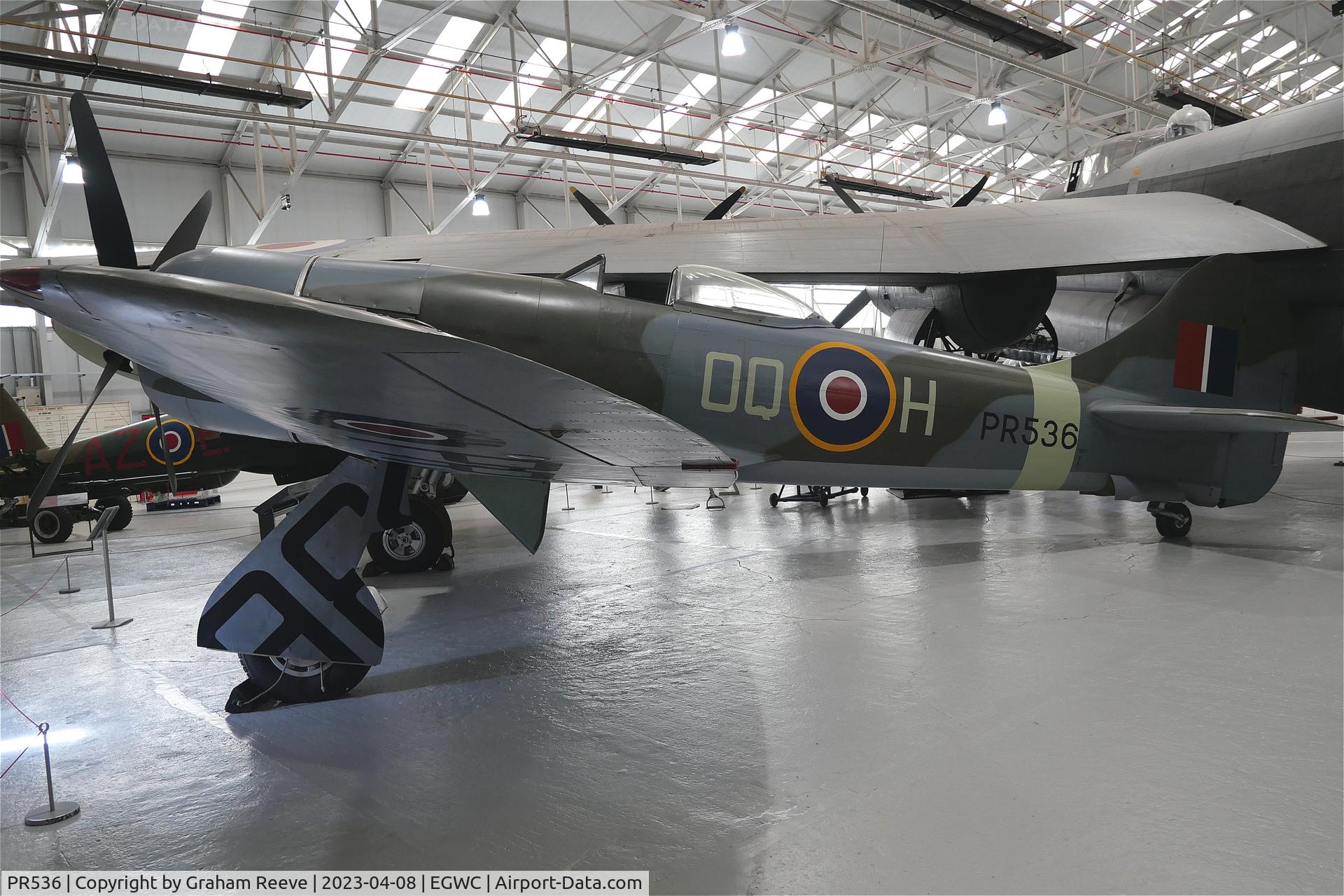 PR536, Hawker Tempest II C/N Not found HA457, On display at the RAF Museum, Cosford.