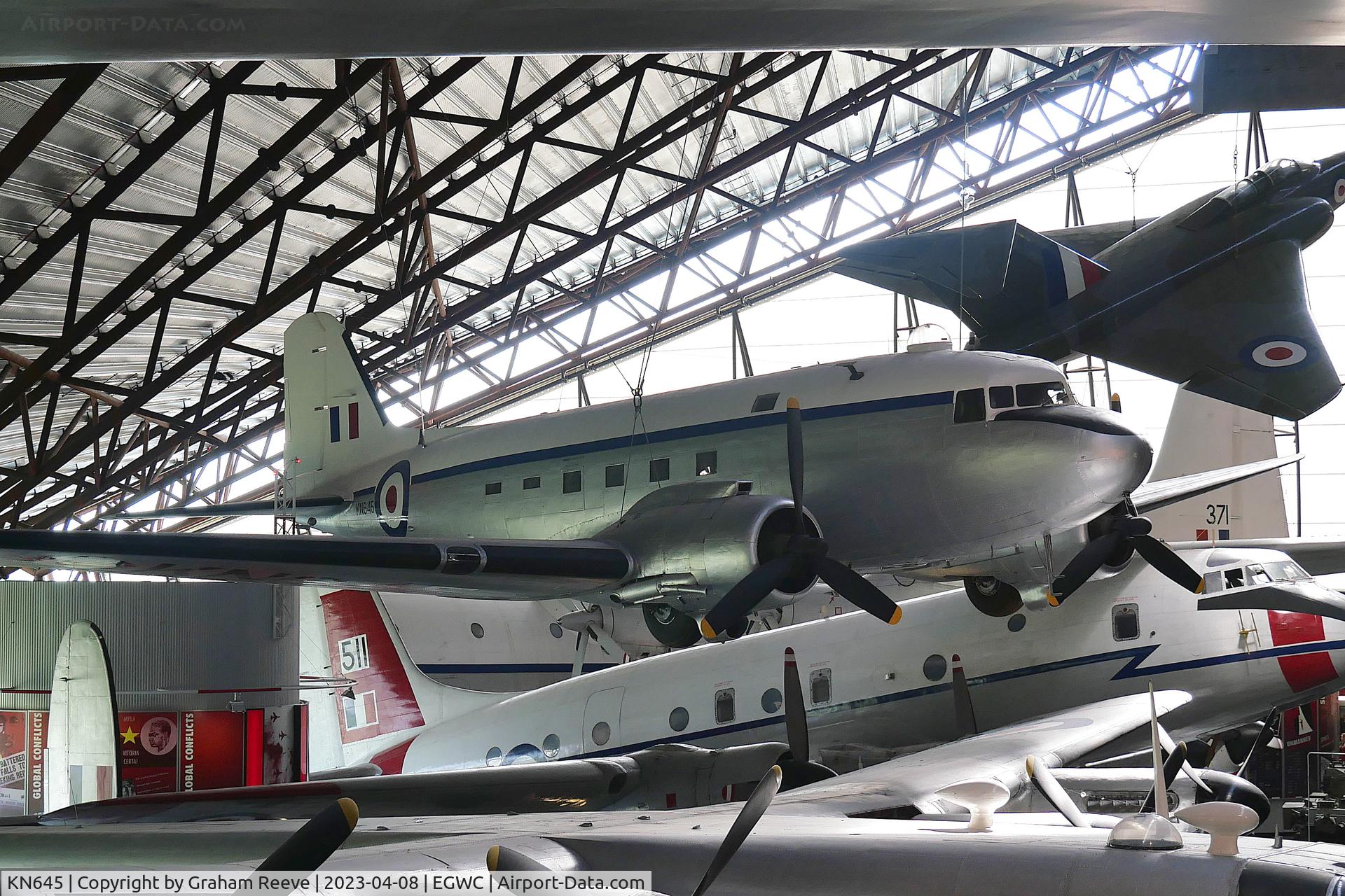 KN645, 1944 Douglas Dakota C.4 C/N 16587 / 33335, On display at the RAF Museum, Cosford.