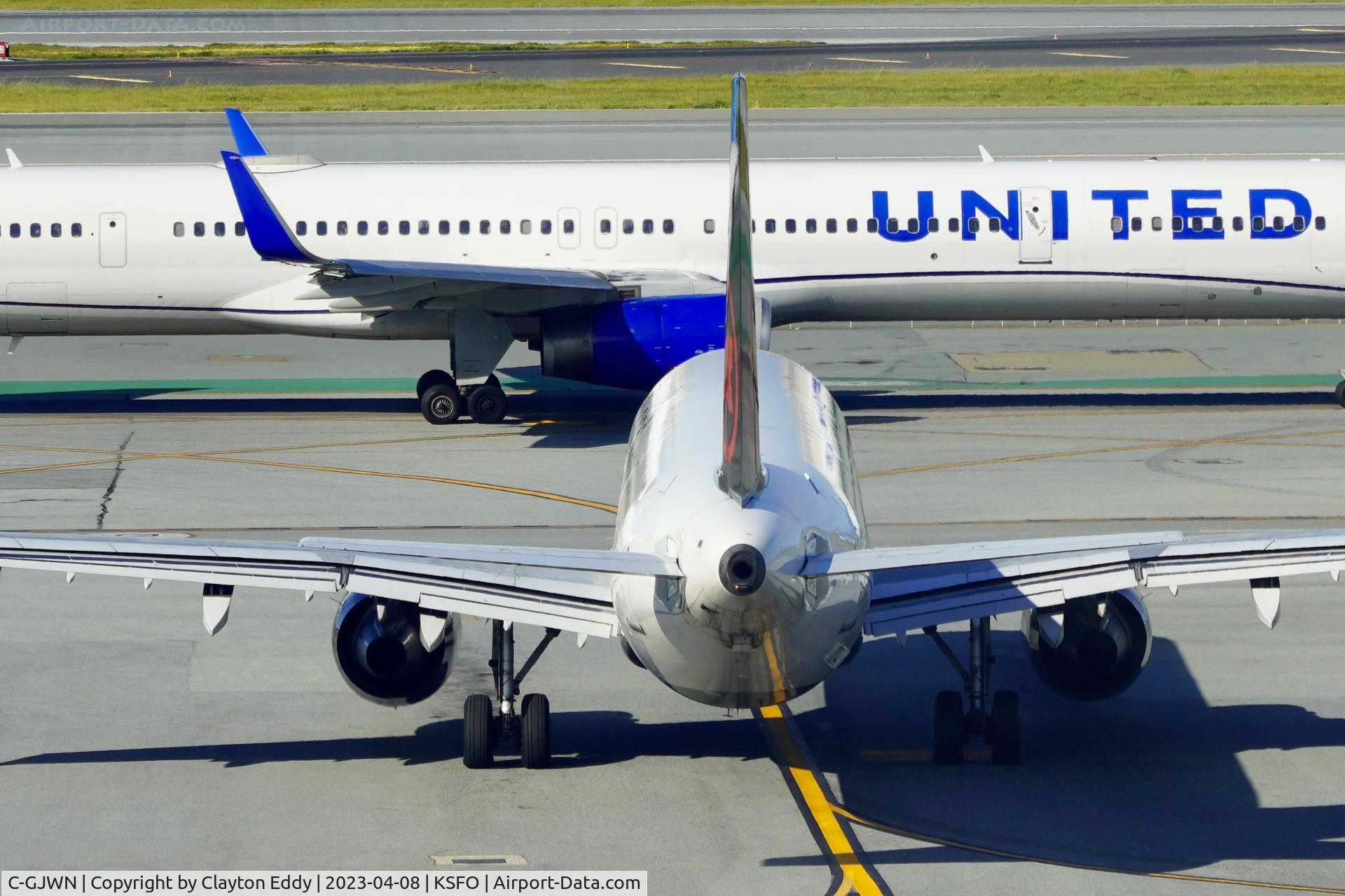 C-GJWN, 2002 Airbus A321-211 C/N 1783, SFO 2023.