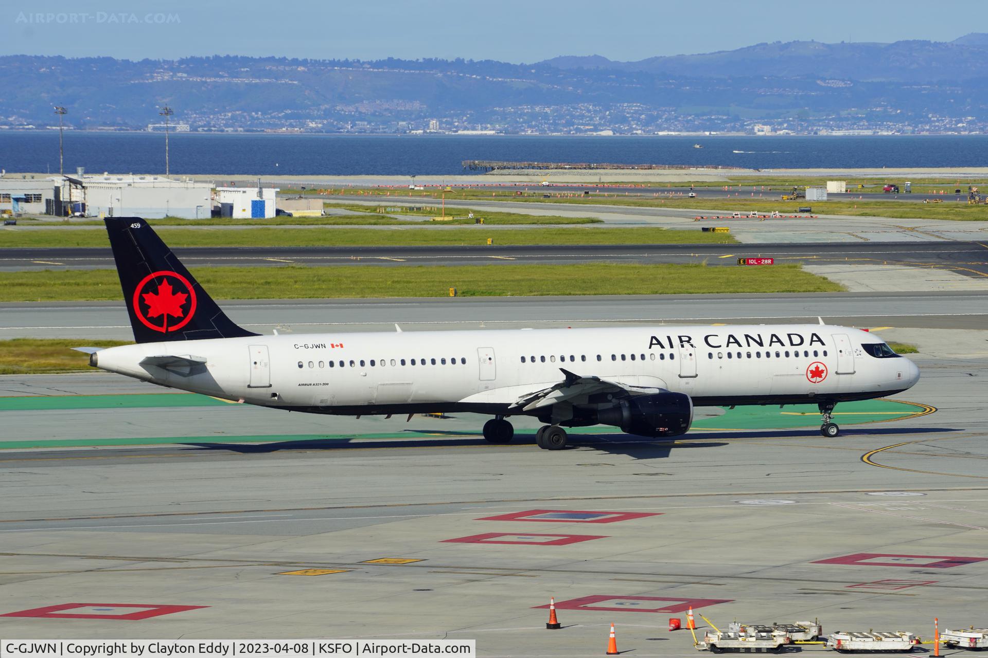 C-GJWN, 2002 Airbus A321-211 C/N 1783, SFO 2023.