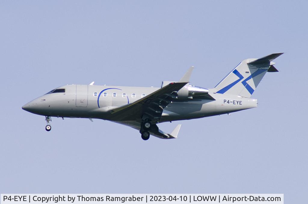 P4-EYE, Bombardier Challenger 604 C/N 5543, private Bombardier Challenger 604