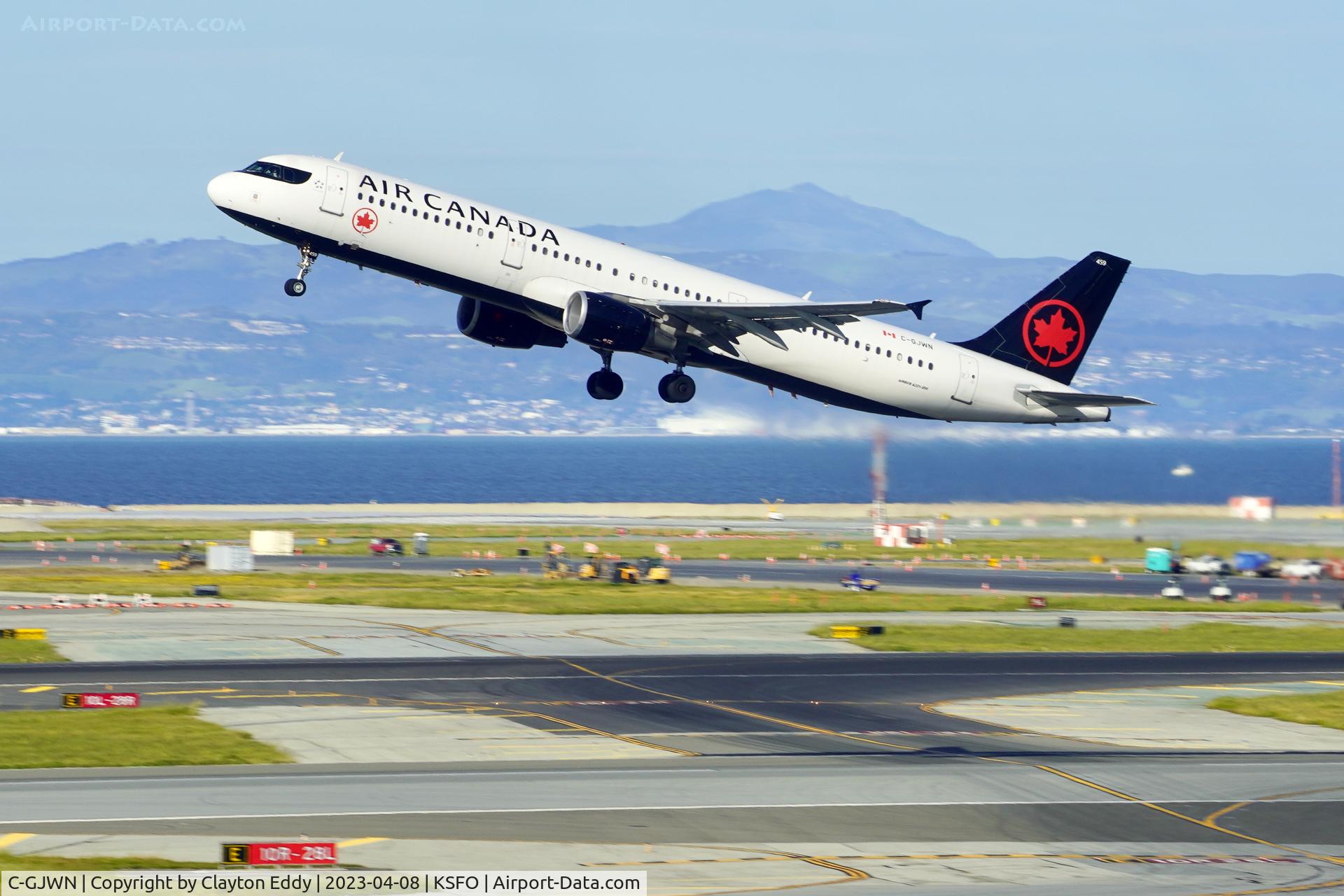 C-GJWN, 2002 Airbus A321-211 C/N 1783, SFO 2023.