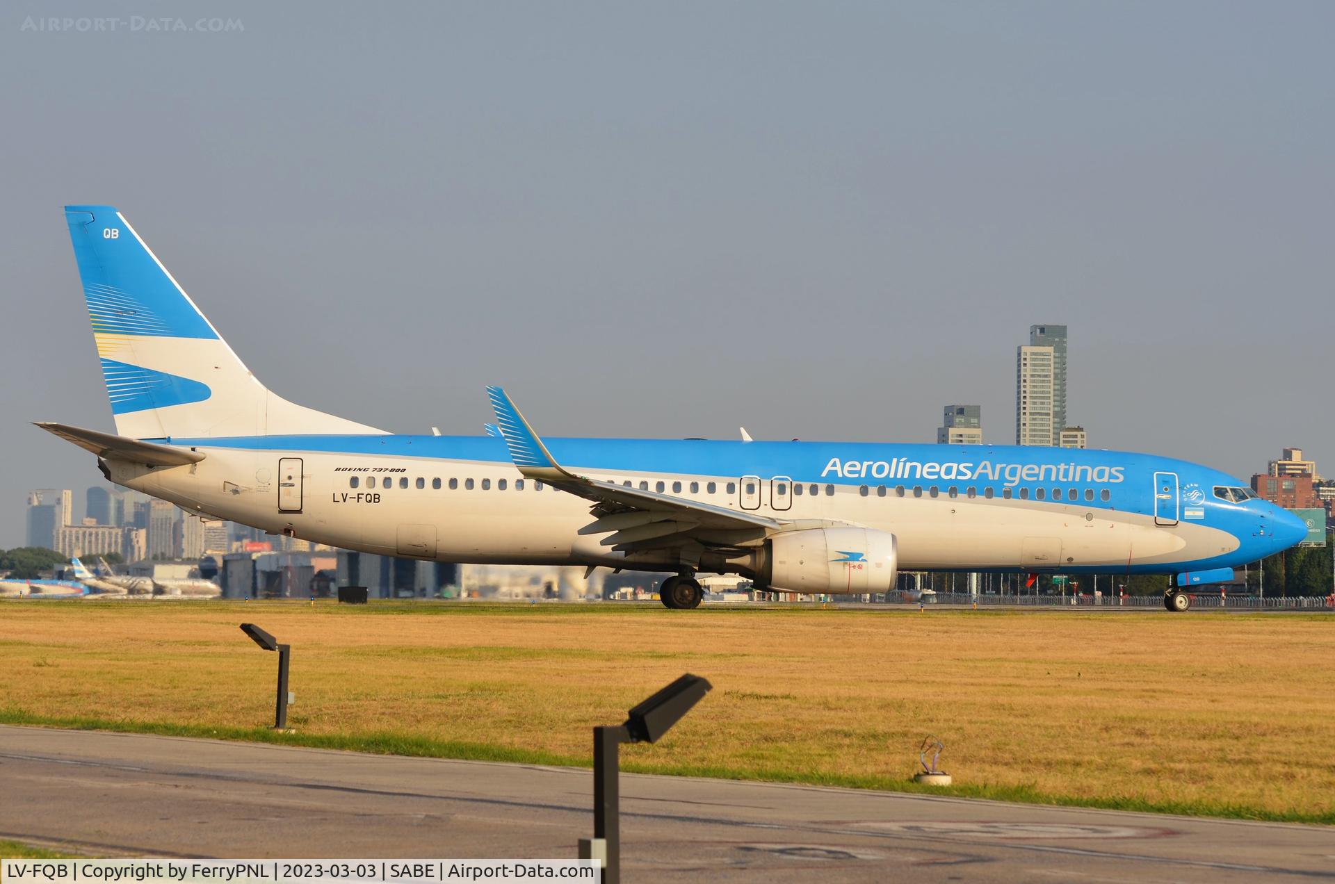 LV-FQB, 2011 Boeing 737-86J C/N 36886, AR B738