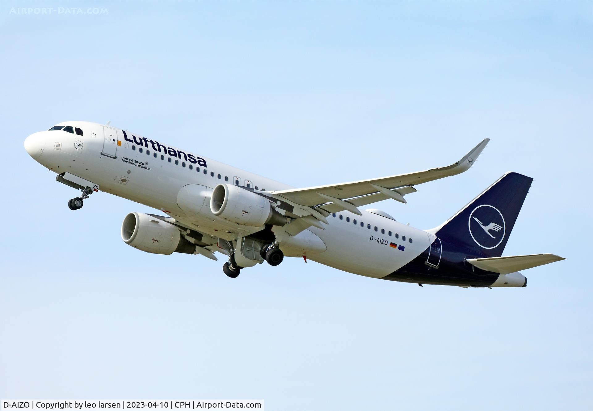 D-AIZO, 2012 Airbus A320-214 C/N 5441, Copenhagen 10.4.2023