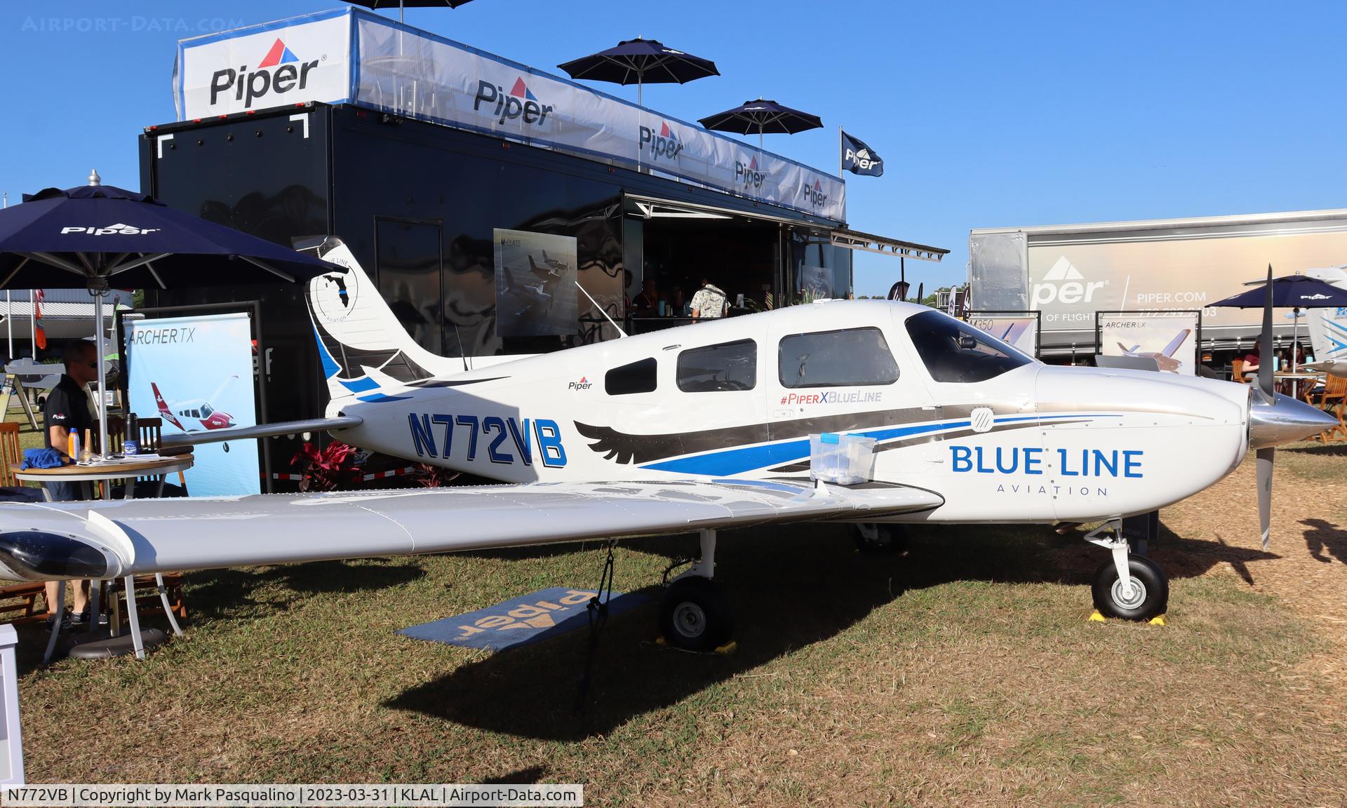 N772VB, 2023 Piper PA-28-181 C/N 2820105, Piper PA-28-181