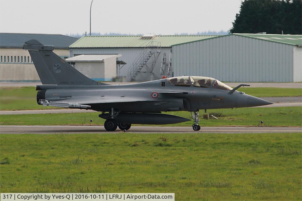 317, Dassault Rafale B C/N 317, Dassault Rafale B, Taxiing, Landivisiau naval air base (LFRJ-LDV)