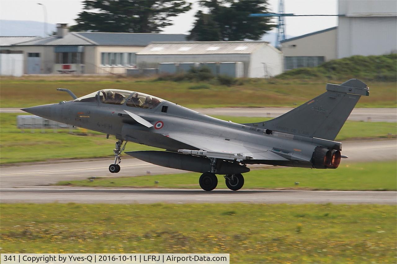 341, Dassault Rafale B C/N 341, Dassault Rafale B, Take off rwy 08, Landivisiau naval air base (LFRJ-LDV)