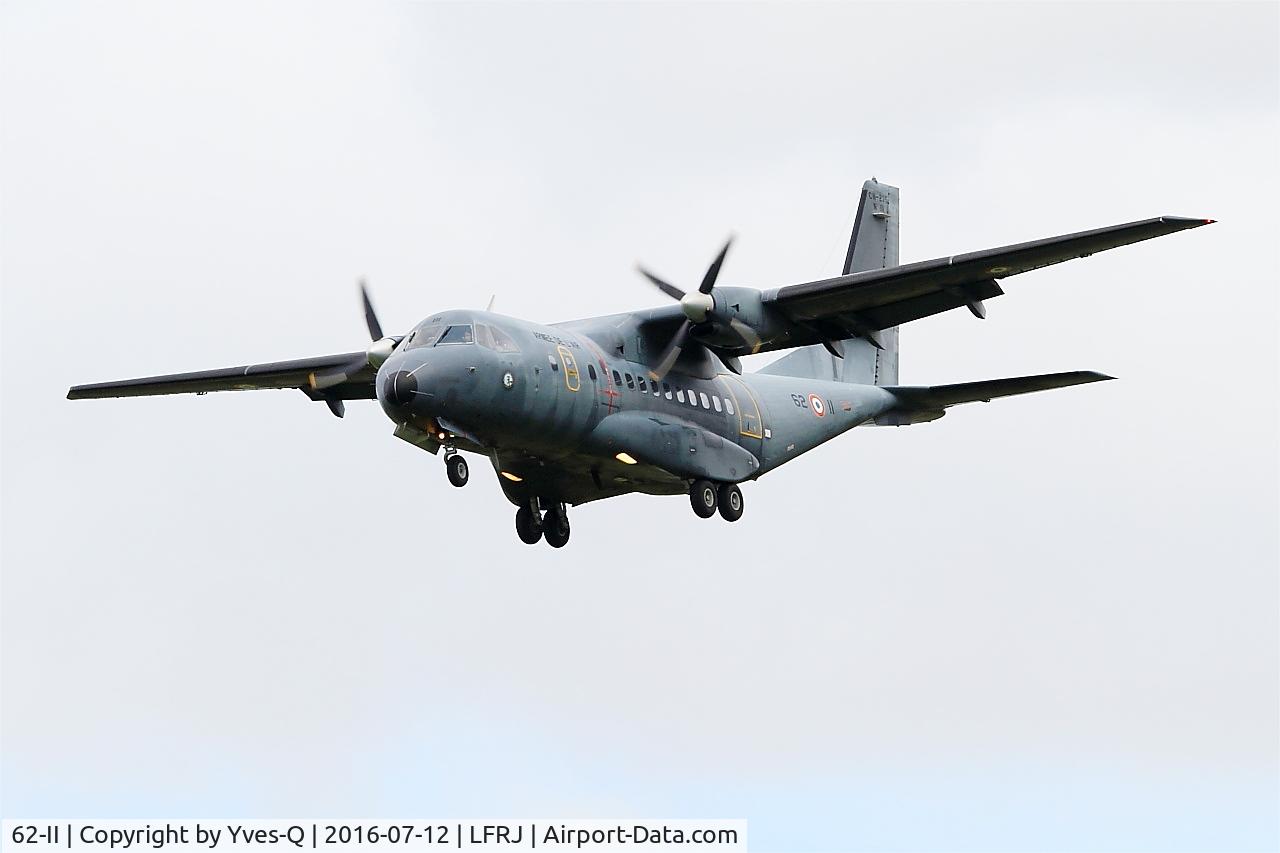 62-II, Casa CN-235-200M C/N C111, Airtech CN-235-200M, Short approach rwy 26, Landivisiau Naval Air Base (LFRJ-LDV)