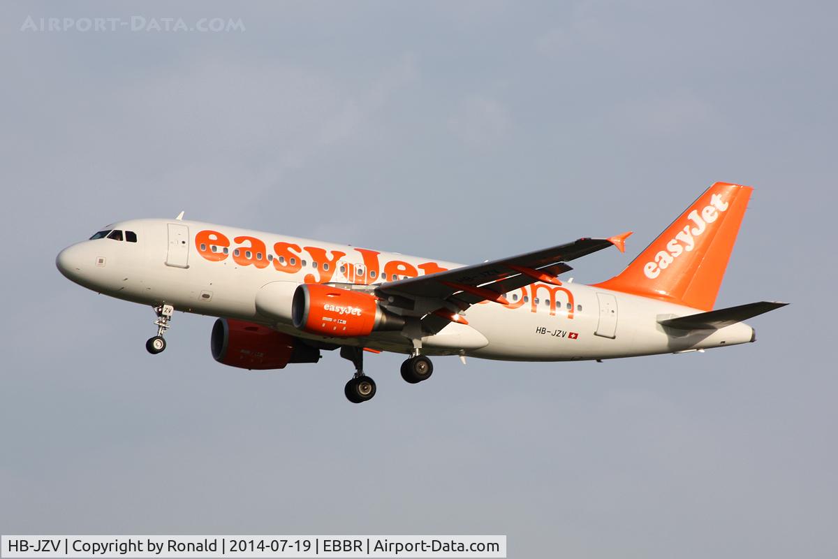 HB-JZV, 2006 Airbus A319-111 C/N 2709, at bru