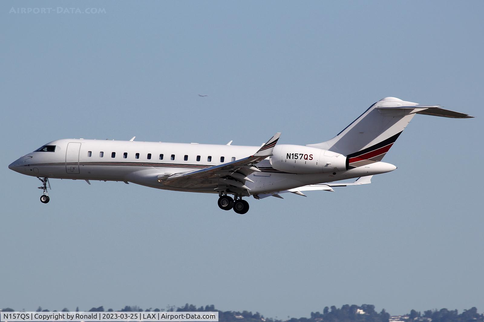 N157QS, 2019 Bombardier BD-700-1A10 C/N 9870, at lax