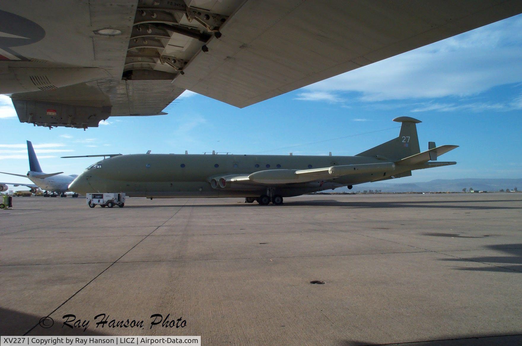 XV227, Hawker Siddeley Nimrod MR.2P C/N 8002, Taken in Sigonella, Italy in 2002