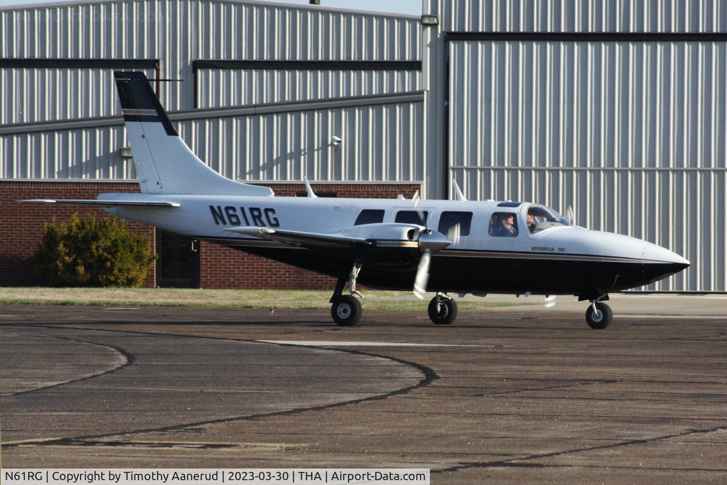 N61RG, 1981 Piper Aerostar 602P/Superstar 700 C/N 62P-09308165053, Piper AEROSTAR 602P, c/n: 62P09308165053