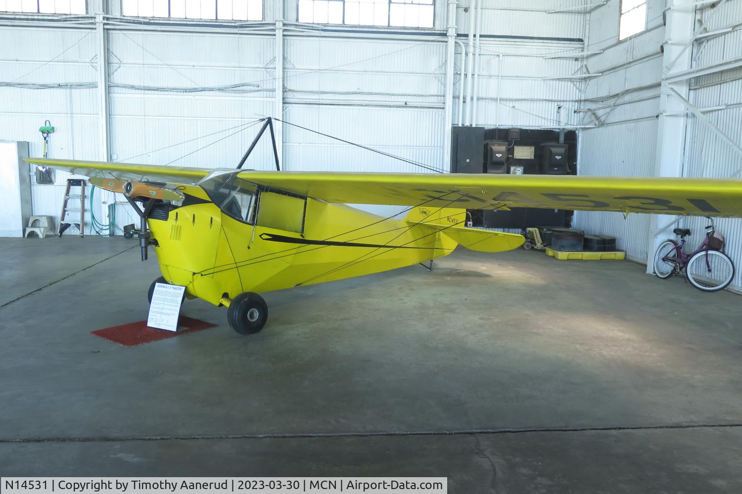 N14531, 1935 Aeronca C-3 C/N A-503, 1935 Aeronca C-3, c/n: A-503