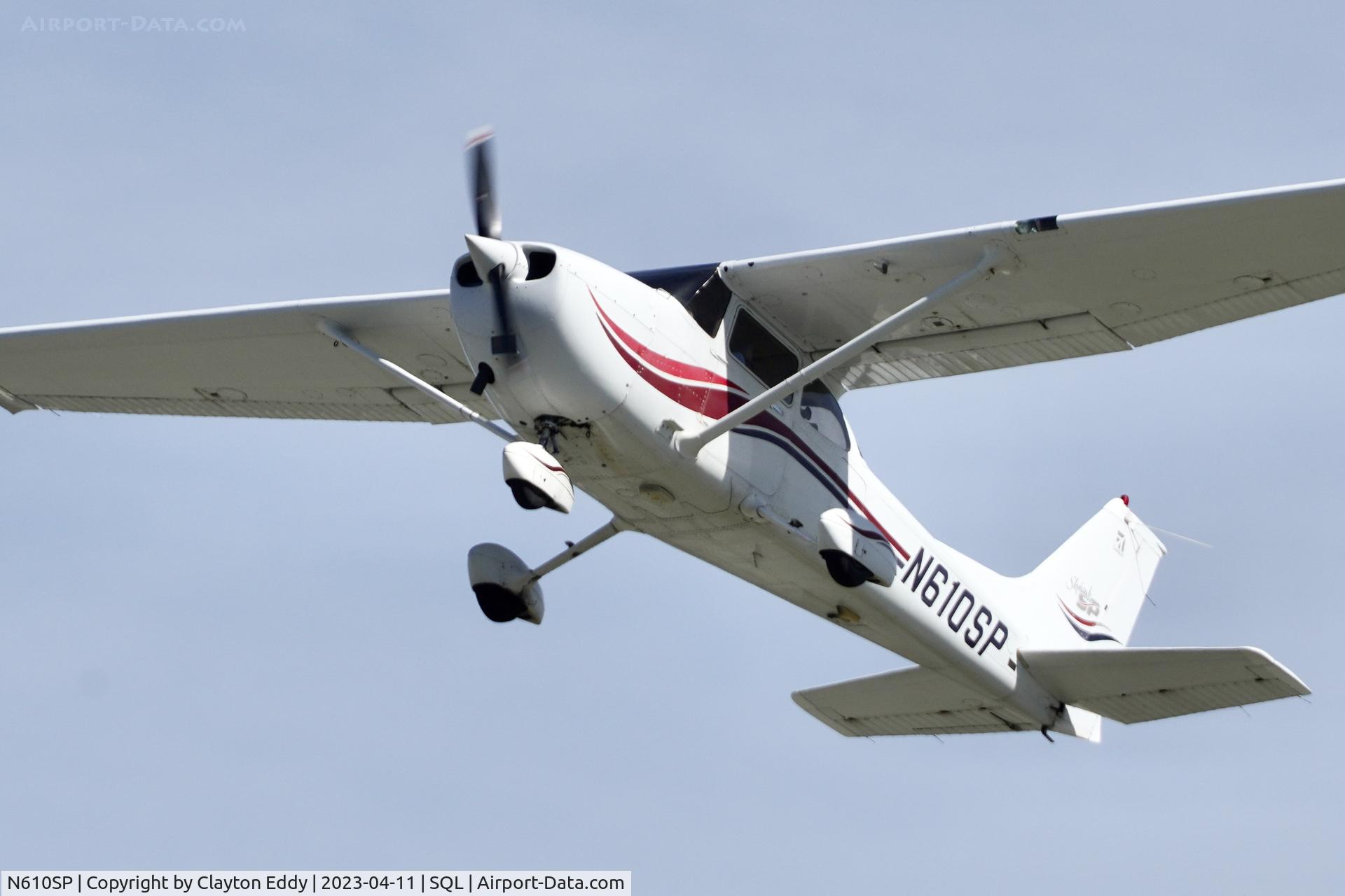 N610SP, 2000 Cessna 172S Skyhawk SP C/N 172S8591, San Carlos Airport in California 2023.