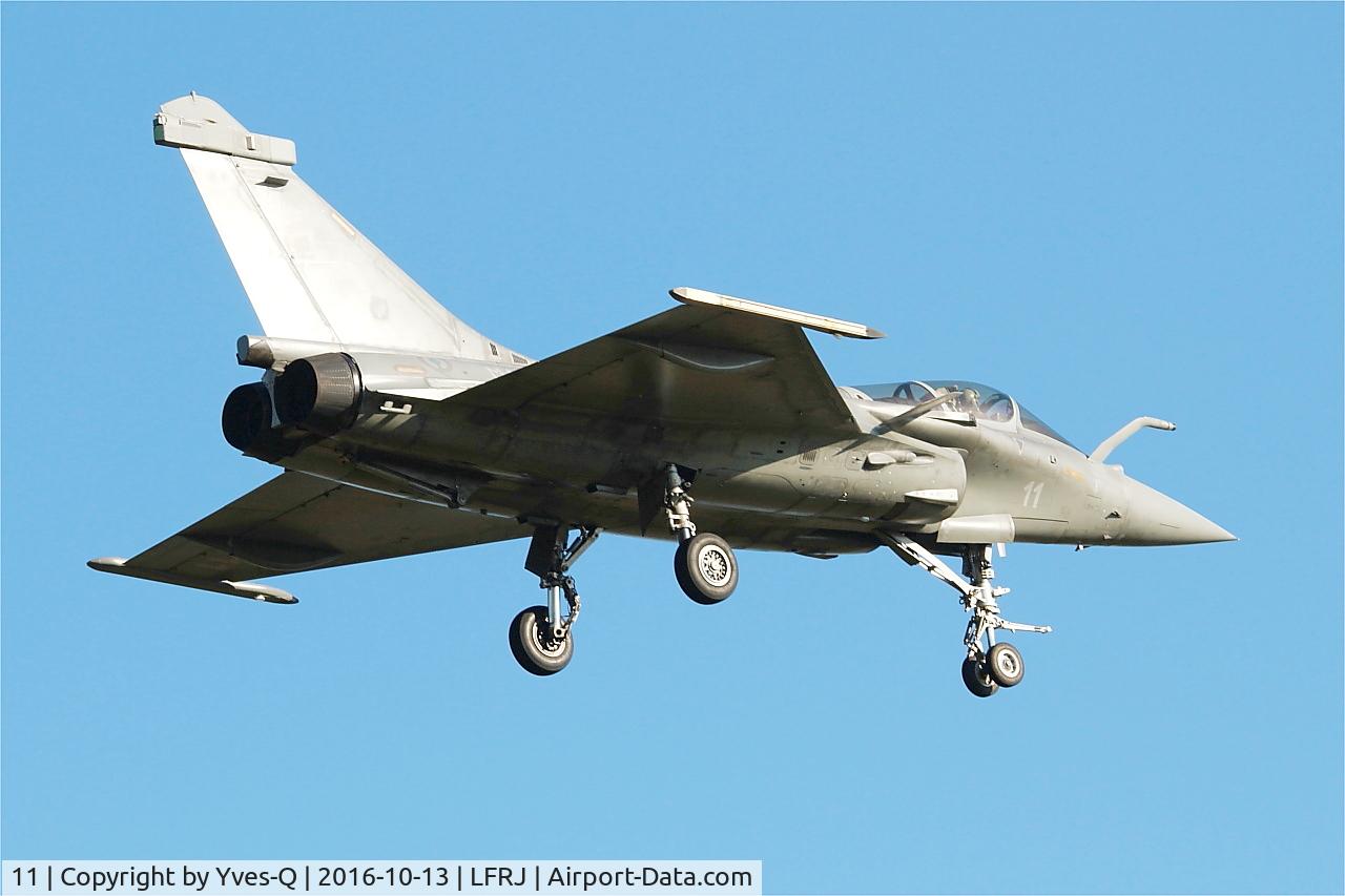 11, Dassault Rafale M C/N 11, Dassault Rafale M, On final rwy 08, Landivisiau naval air base (LFRJ-LDV)