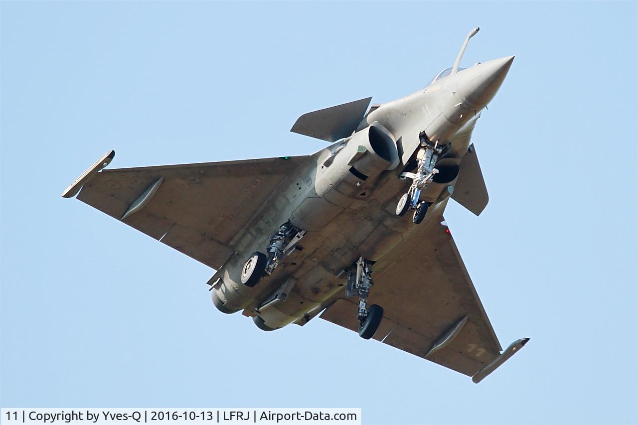 11, Dassault Rafale M C/N 11, Dassault Rafale M, On final rwy 08, Landivisiau naval air base (LFRJ-LDV)