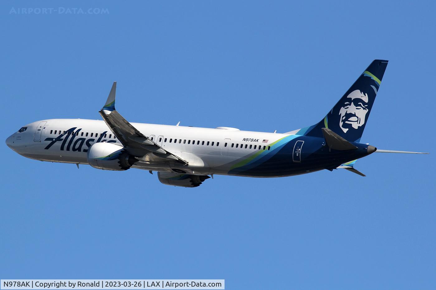 N978AK, Boeing 737-MAX 9 C/N 43348, at lax