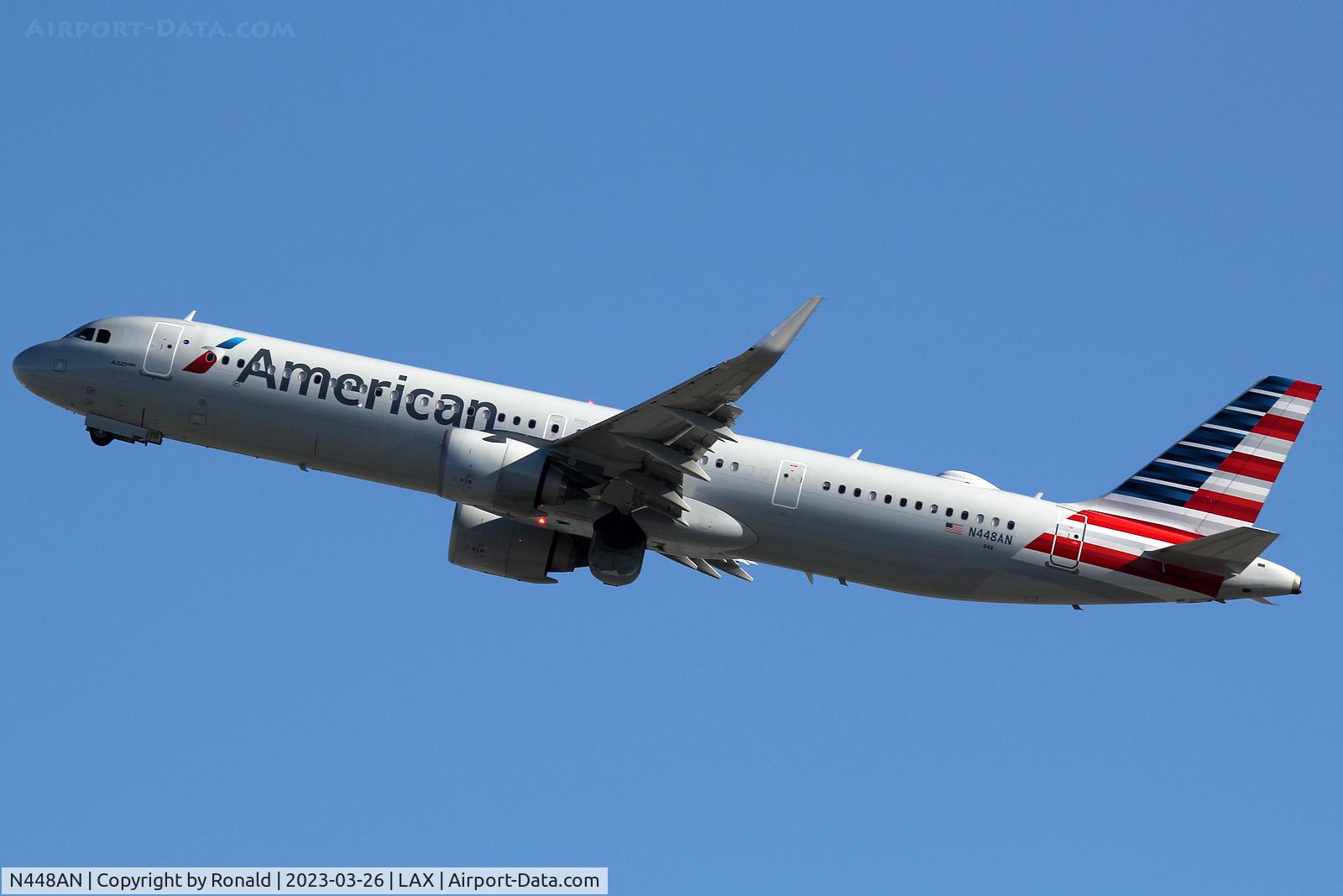 N448AN, Airbus A321-253NX C/N 10738, at lax