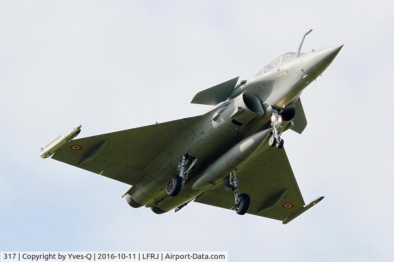 317, Dassault Rafale B C/N 317, Dassault Rafale B, On final rwy 08, Landivisiau naval air base (LFRJ-LDV)