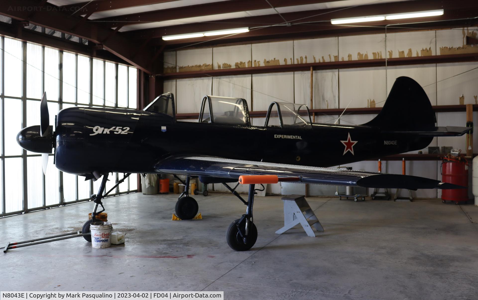 N8043E, 1987 Yakovlev Yak-52 C/N 877503, Yakovlev Yak-52
