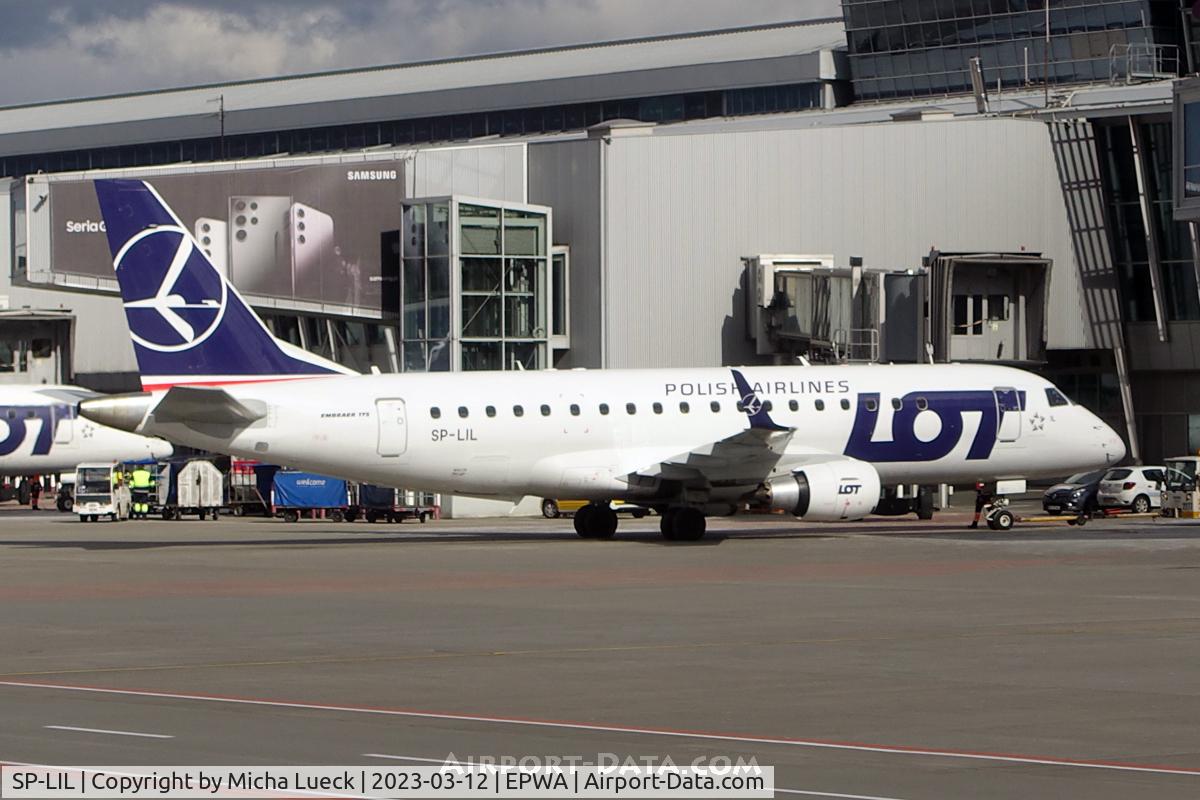 SP-LIL, 2010 Embraer 175LR (ERJ-170-200LR) C/N 17000306, At Warsaw