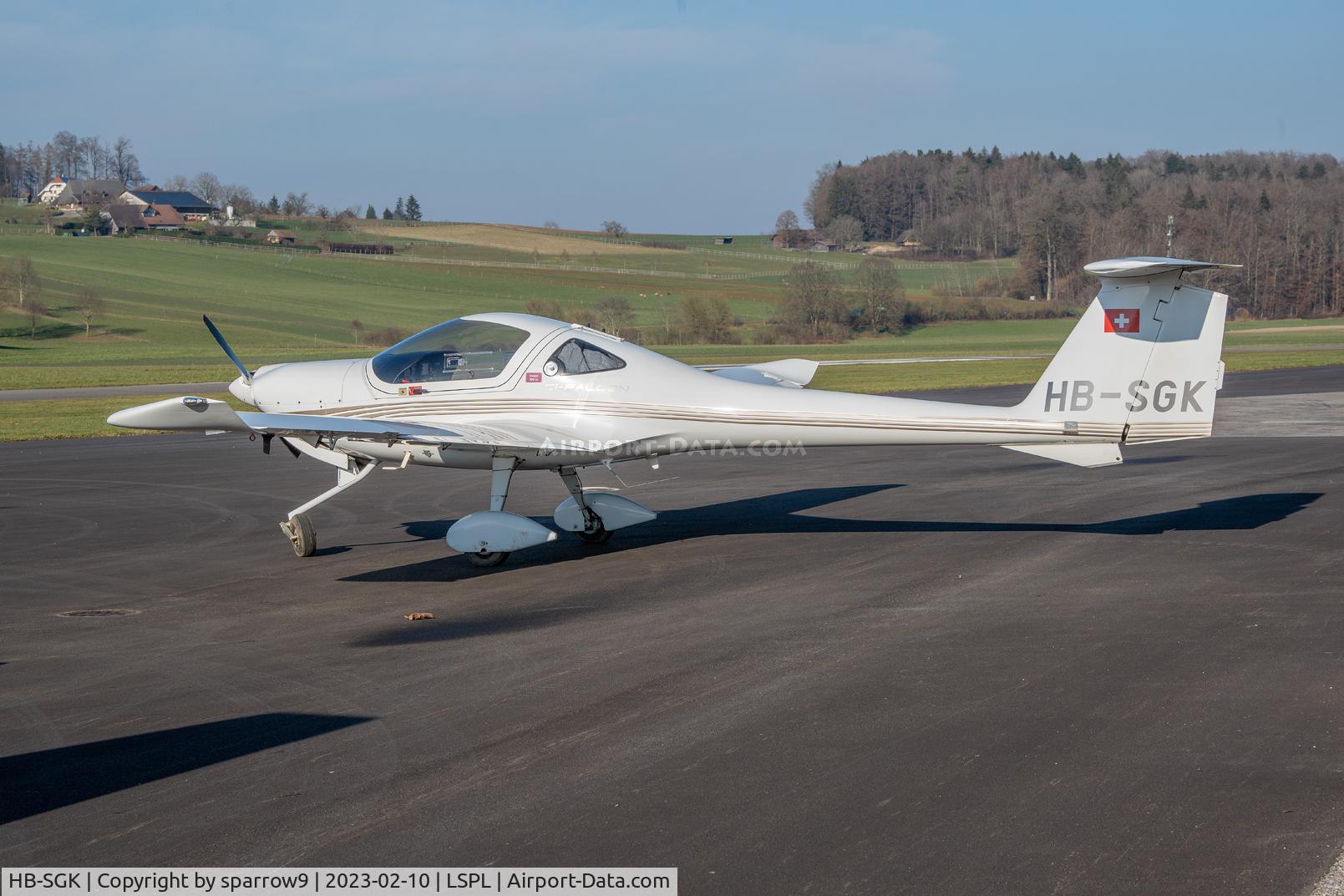 HB-SGK, 2003 Diamond DA-20-C1 Eclipse C/N C0207, At Langenthal-Bleienbach