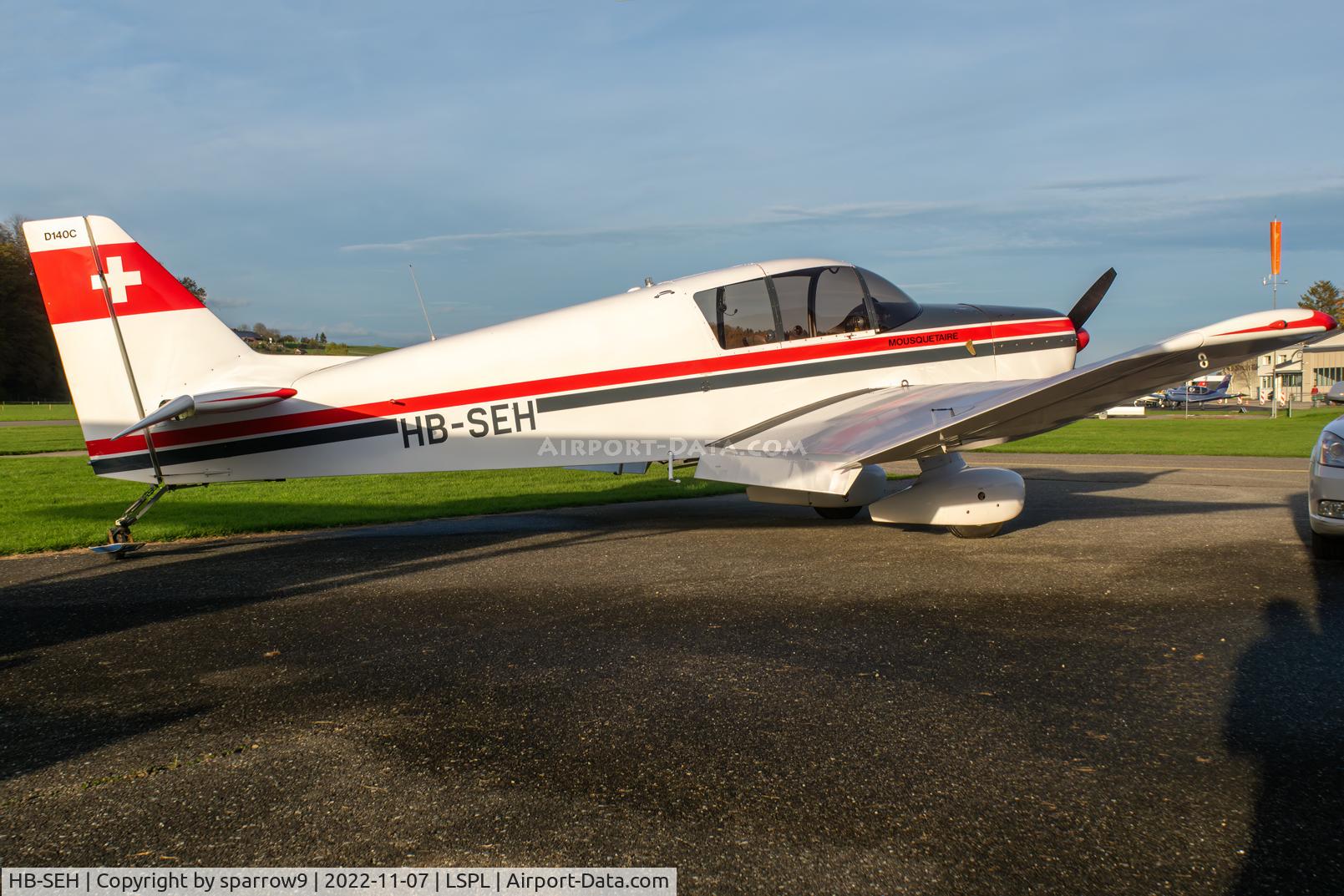 HB-SEH, 1960 SAN Jodel D-140C Mousquetaire III C/N 50, At Langenthal-Bleienbach