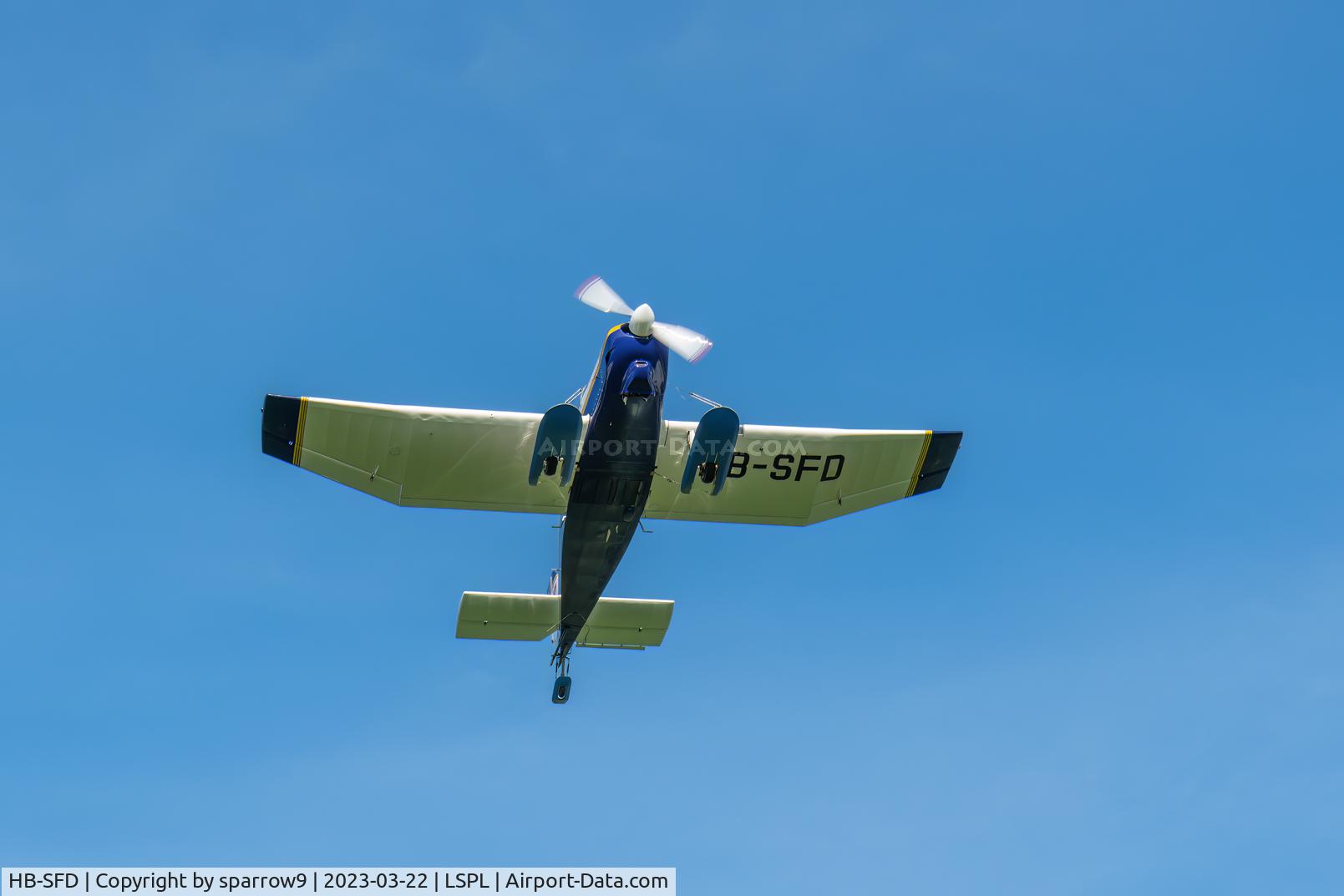 HB-SFD, SAN Jodel D-140C C/N 167, Departing Langenthal-Bleienbach