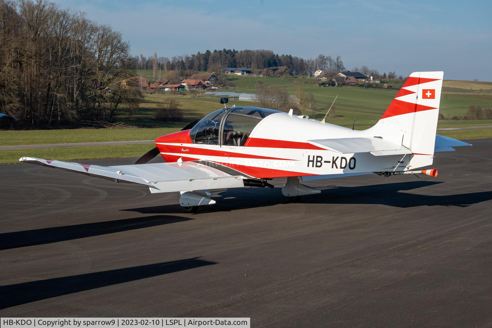 HB-KDO, 1992 Robin DR 400/200 R C/N 2133, At Langenthal-Bleienbach