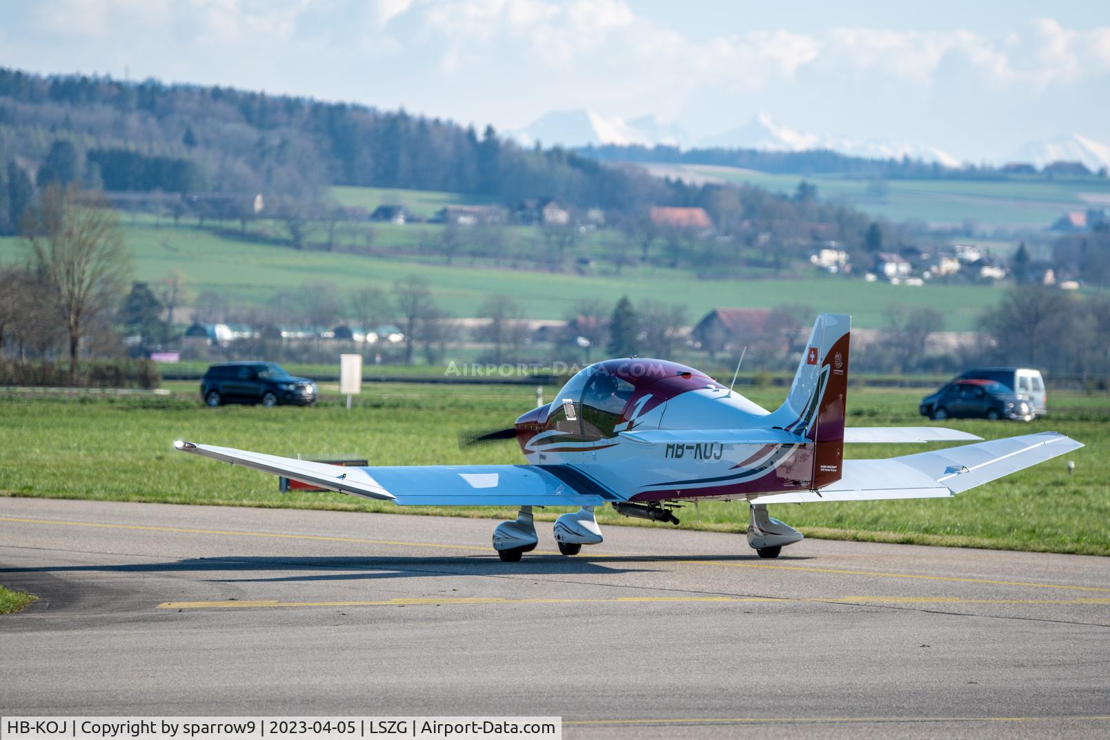 HB-KOJ, 2019 Robin DR-400-140B Major C/N 2726, Run-up rwy 06 Grenchen