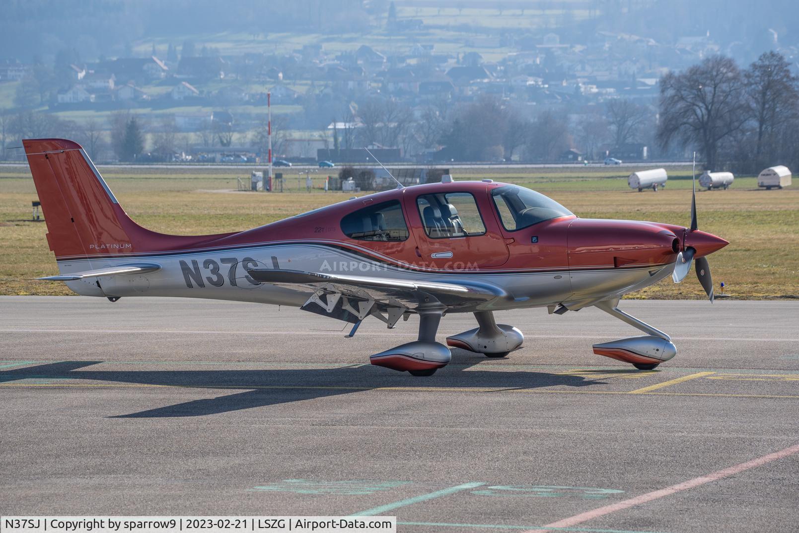 N37SJ, 2019 Cirrus SR22T C/N 1927, At Grenchen