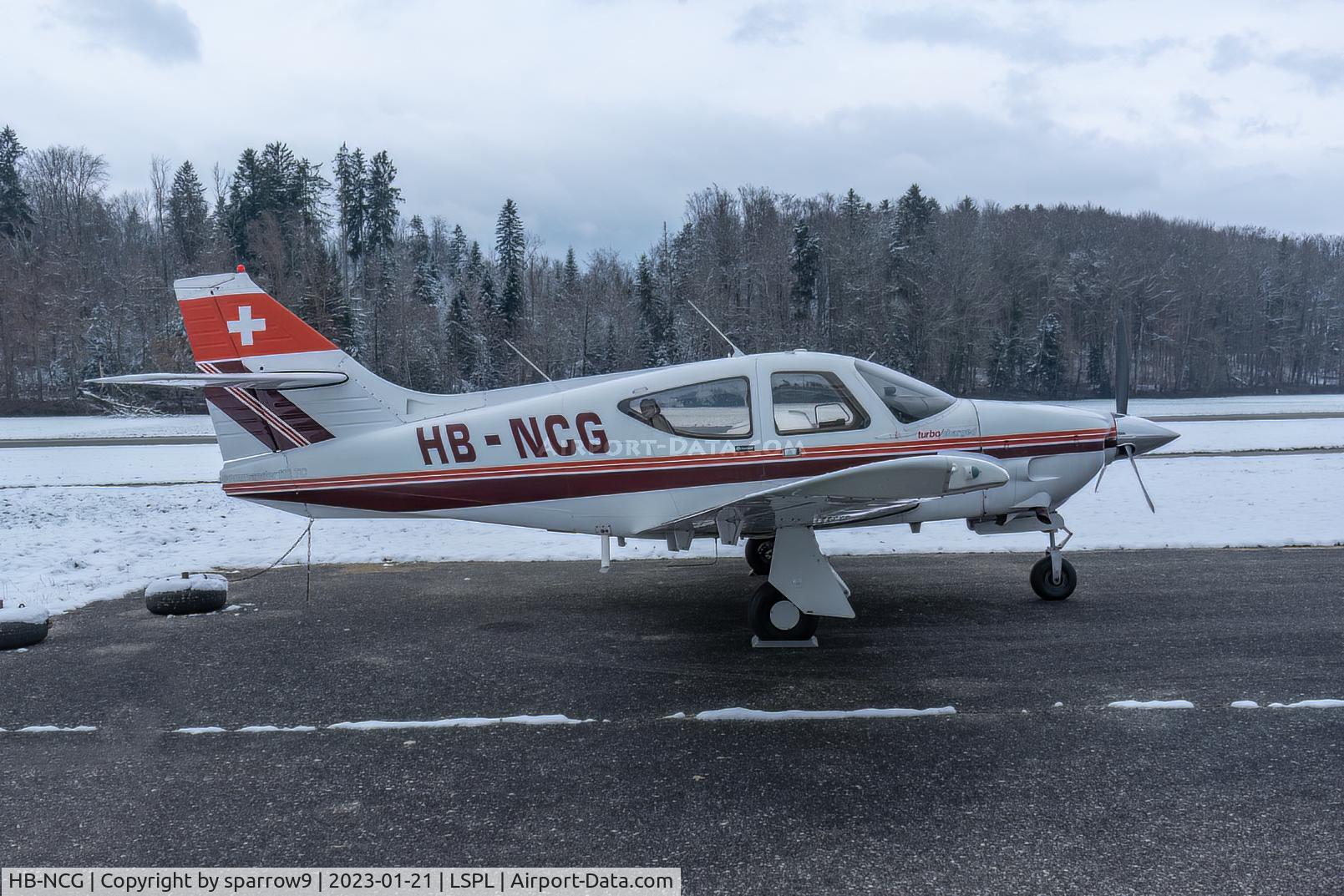 HB-NCG, 1976 Rockwell Commander 112TC C/N 13074, At Langenthal-Bleienbach