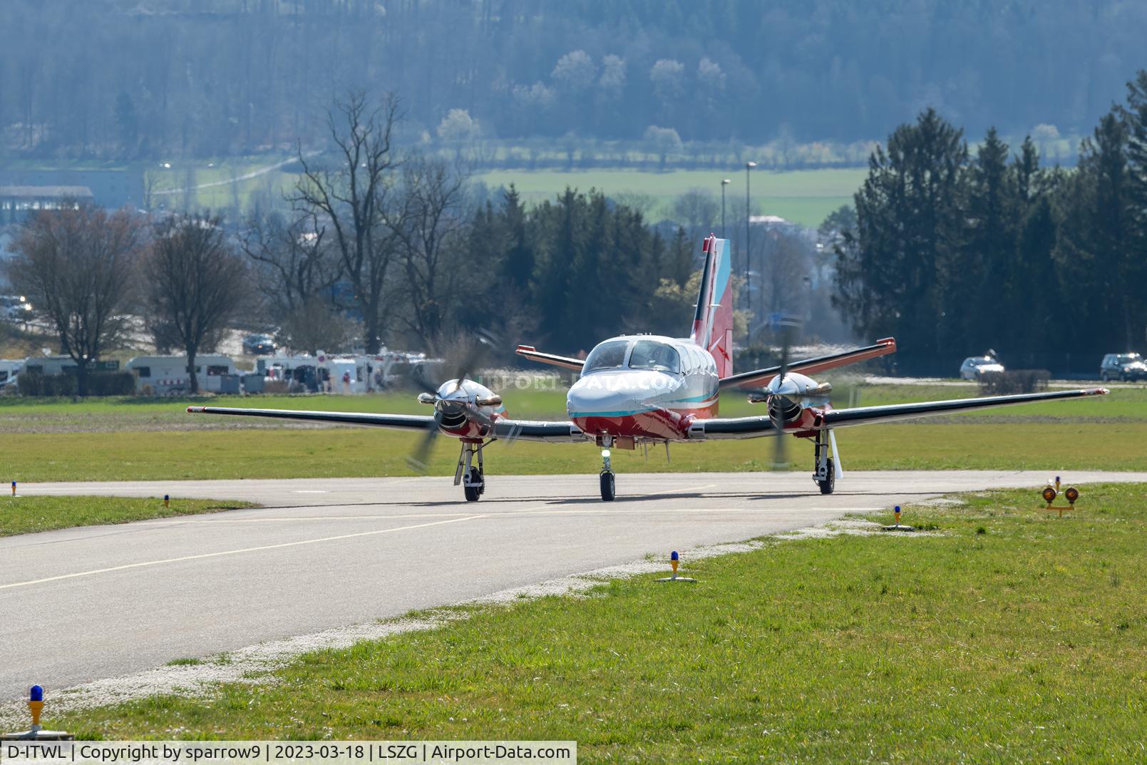 D-ITWL, 1981 Cessna 425 Corsair/Conquest 1 C/N 425-0048, On a training flight