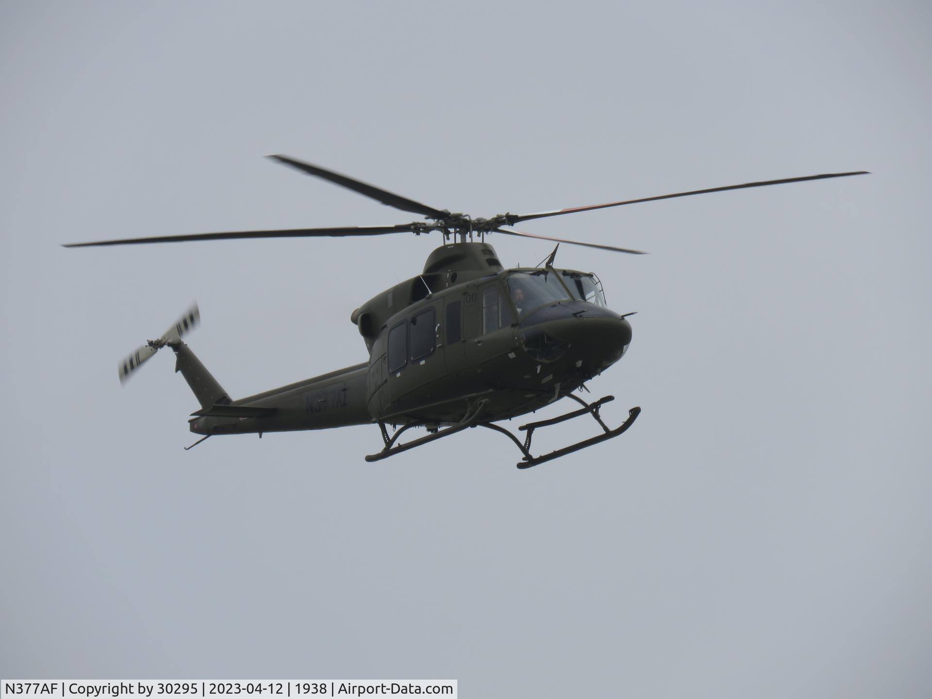N377AF, 2017 Bell 412EP C/N 37030, Inbound