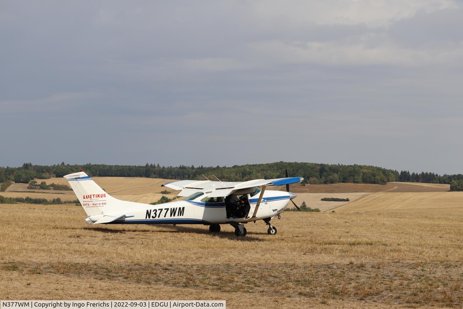 N377WM, 1970 Cessna 182N Skylane C/N 18260411, N377WM at Unterschuepf airfield (EDGU) in Germany.