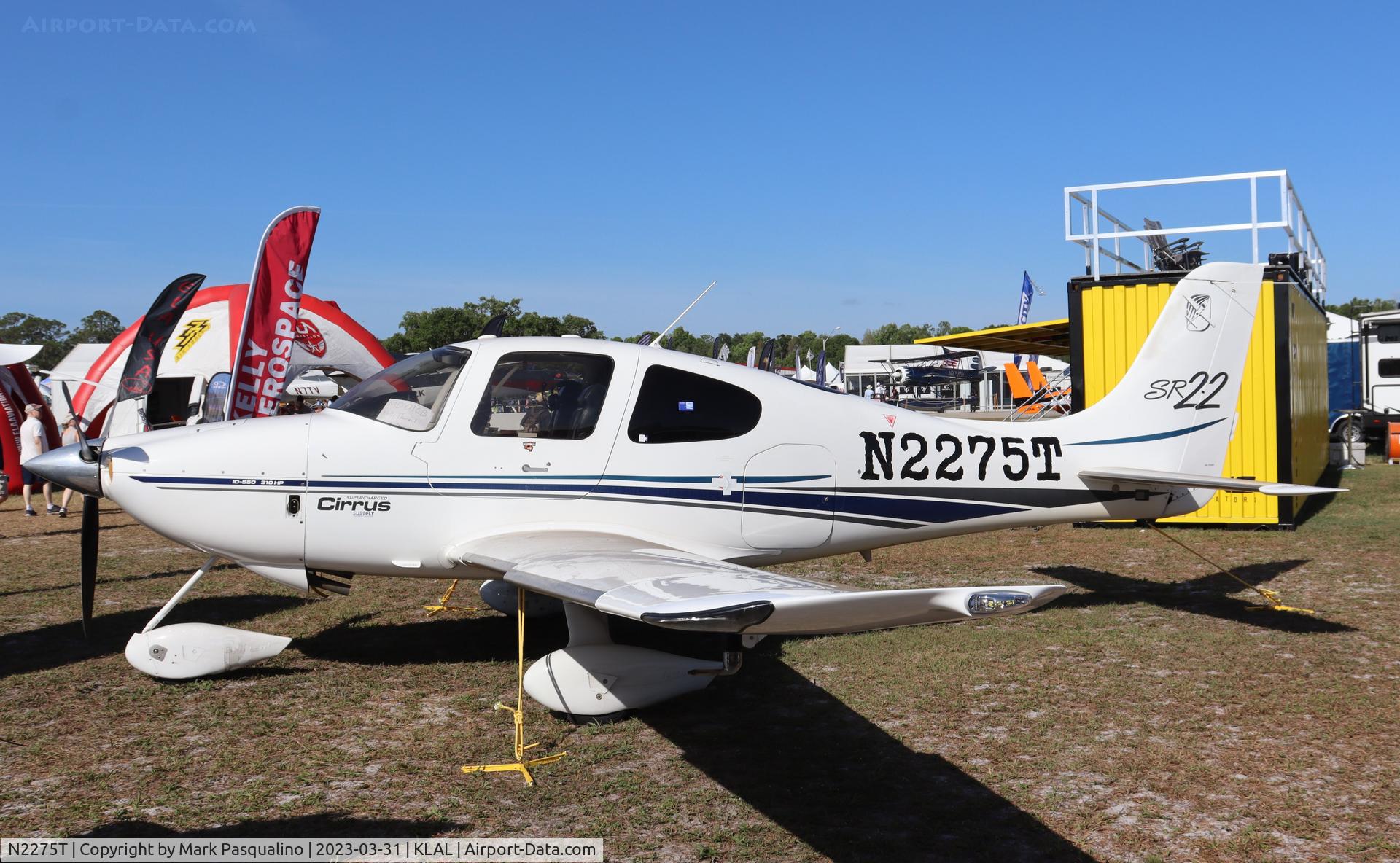 N2275T, 2002 Cirrus SR22 C/N 0372, Cirrus SR22