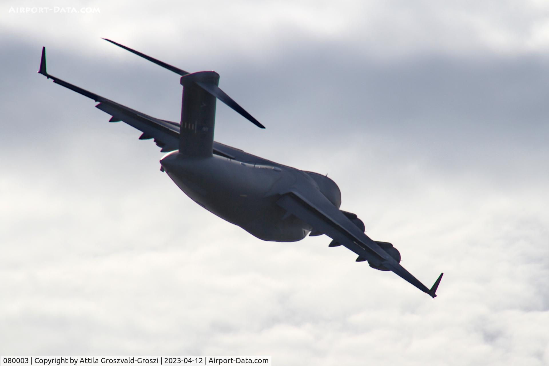 080003, 2009 Boeing C-17A Globemaster III C/N F-211, Veszprém, Jutas-Újmajor Hungarian Air Force training base