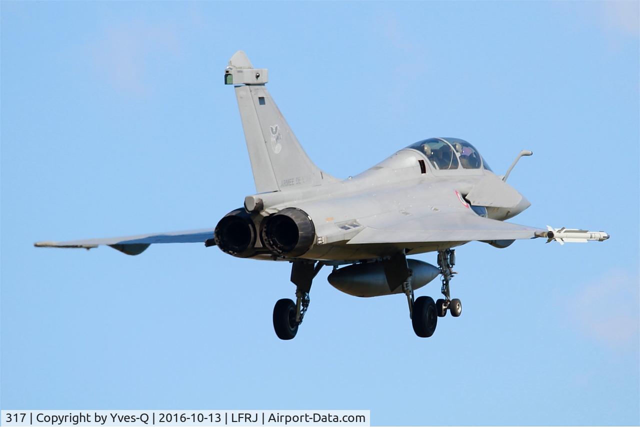 317, Dassault Rafale B C/N 317, Dassault Rafale B, On final rwy 08, Landivisiau naval air base (LFRJ-LDV)