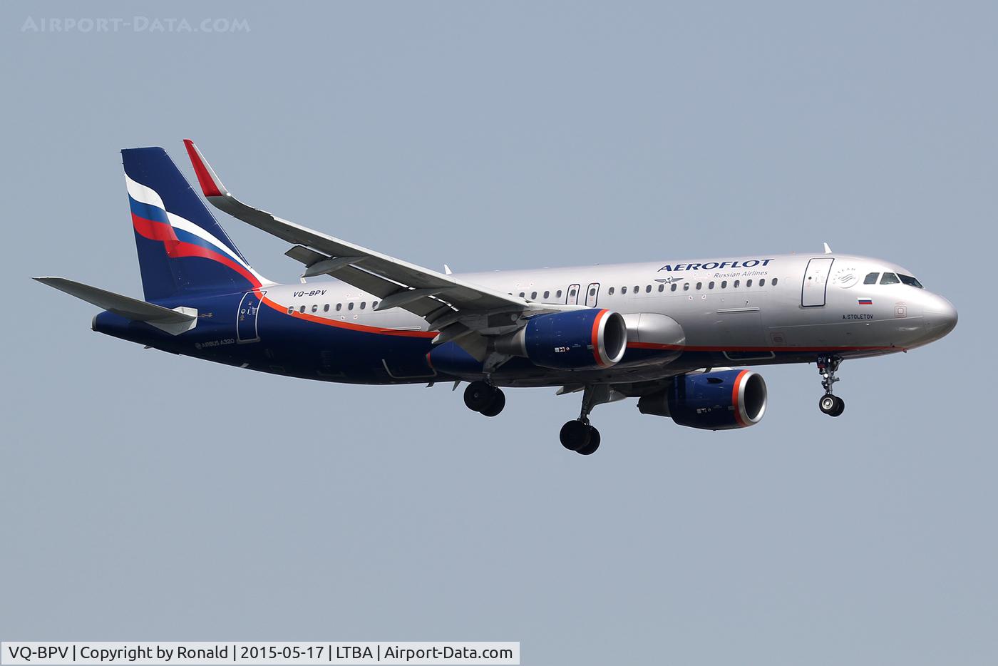 VQ-BPV, 2014 Airbus A320-214 C/N 5970, at ist