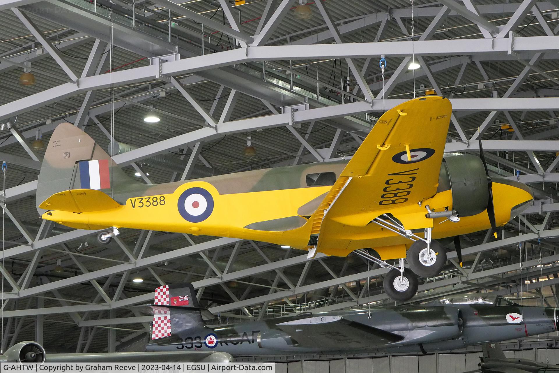 G-AHTW, 1940 Airspeed AS.10 Oxford I C/N 3083, On display at IWM Duxford.