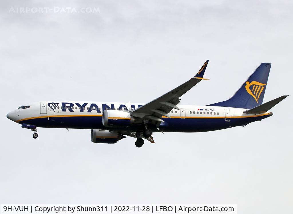 9H-VUH, 2019 Boeing 737-8-200 MAX C/N 62303, Landing rwy 32L