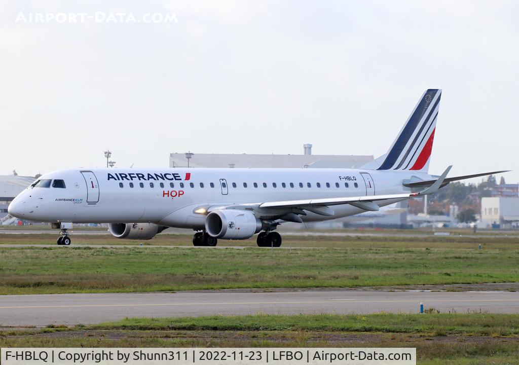 F-HBLQ, 2020 Embraer 190STD (ERJ-190-100STD) C/N 19000773, Taxiing holding pint rwy 32R in Air France c/s...