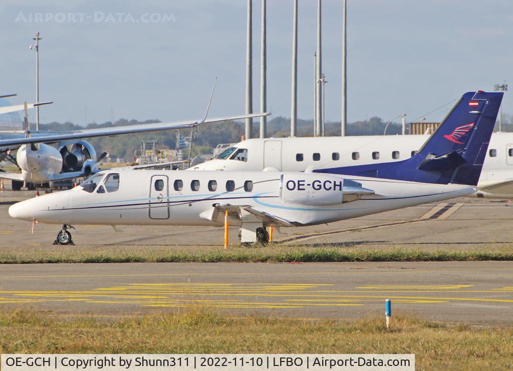 OE-GCH, 2002 Cessna 550 Citation Bravo C/N 550-1022, Parked at the General Aviation area...