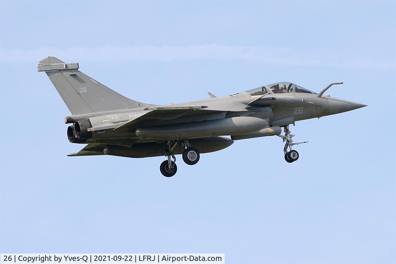 26, Dassault Rafale M C/N 26, Dassault Rafale M, On final rwy 08, Landivisiau naval air base (LFRJ-LDV)